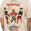 Camiseta Masculina Okdok Oversized Boteco BEGE-1250211- -3-